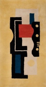 A typical Fernand Leger "tapis" by Marie Cuttoli